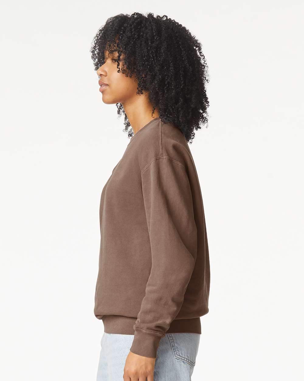 Unisex Garment-Dyed Lightweight Fleece Crewneck Sweatshirt