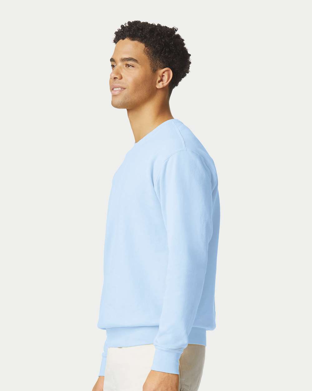 Unisex Garment-Dyed Lightweight Fleece Crewneck Sweatshirt